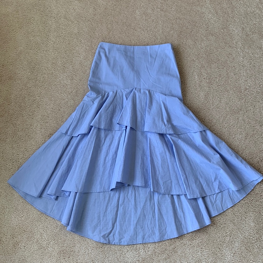 Banana Republic hi low maxi skirt